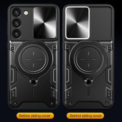 Cover til Samsung Galaxy S23 S911, Techsuit, CamGuard Pro, Sort