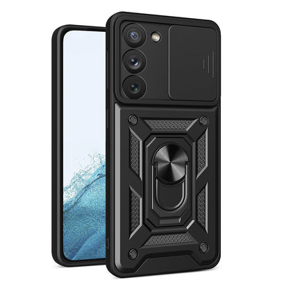 Cover til Samsung Galaxy S23 S911, Techsuit, CamShield, Sort