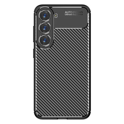 Cover til Samsung Galaxy S23 S911, Techsuit, CarbonFiber, Sort