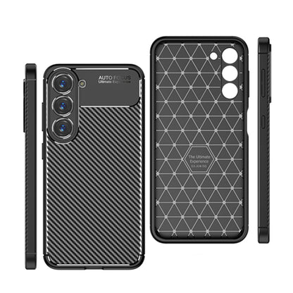 Cover til Samsung Galaxy S23 S911, Techsuit, CarbonFiber, Sort