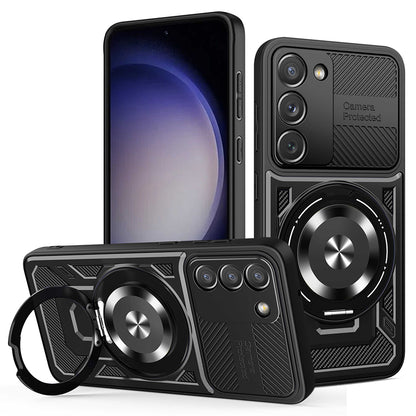 Cover til Samsung Galaxy S23 S911, Techsuit, RuggedCam, Sort