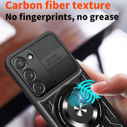 Cover til Samsung Galaxy S23 S911, Techsuit, RuggedCam, Sort