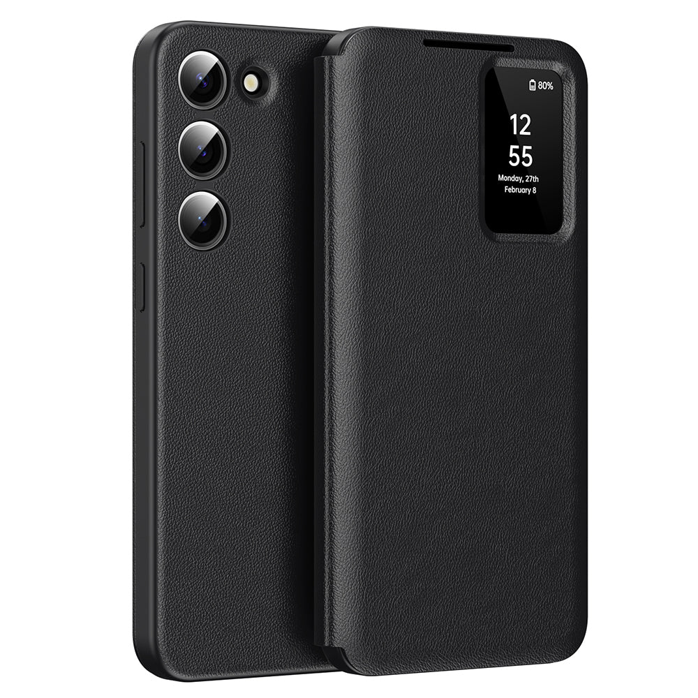 Cover til Samsung Galaxy S23 S911, Techsuit, SmartView, Sort