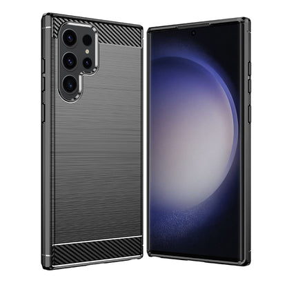 Cover til Samsung Galaxy S23 Ultra S918, Techsuit, Carbon, Sort