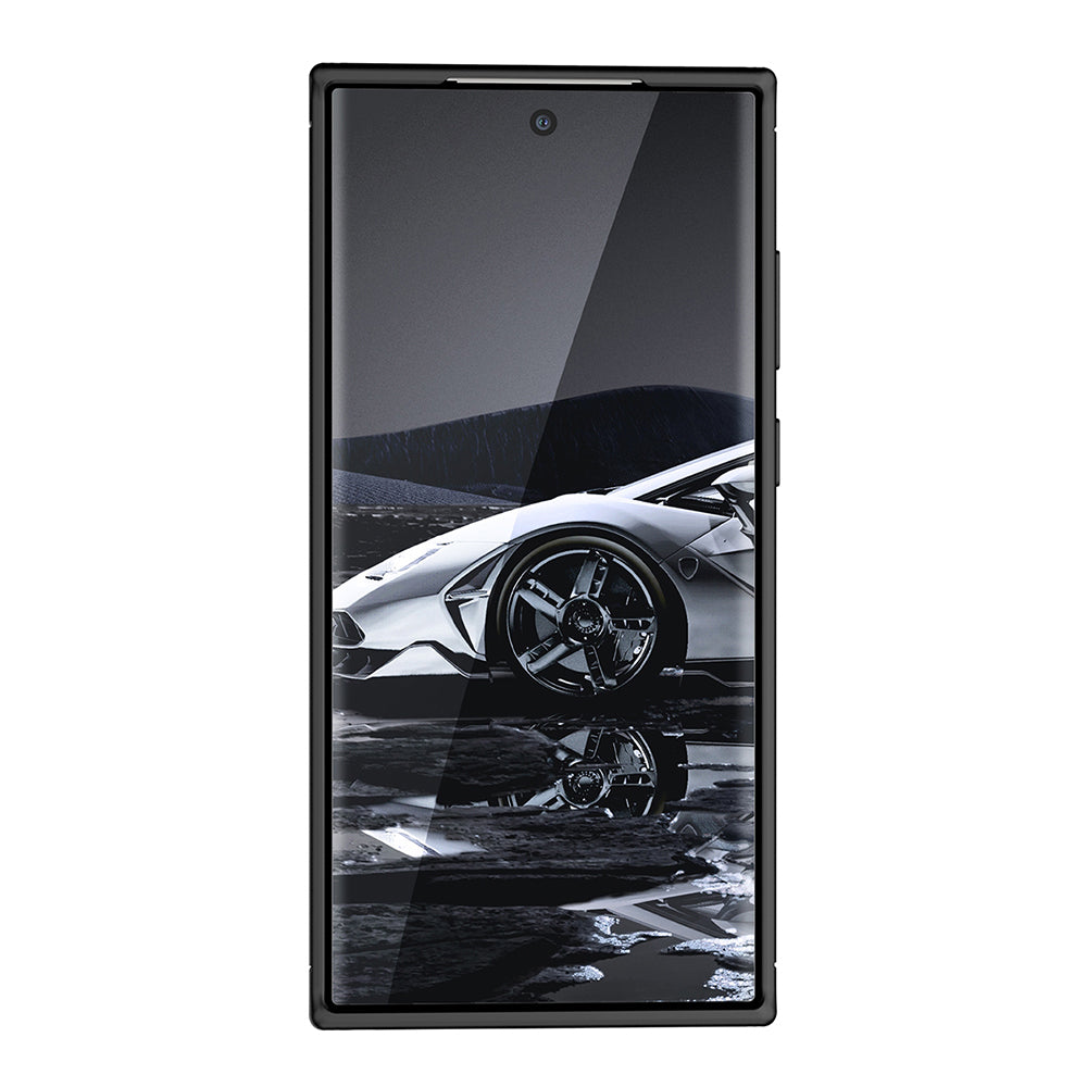 Cover til Samsung Galaxy S23 Ultra S918, Techsuit, CarbonFiber, Sort