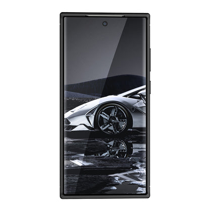 Cover til Samsung Galaxy S23 Ultra S918, Techsuit, CarbonFiber, Sort