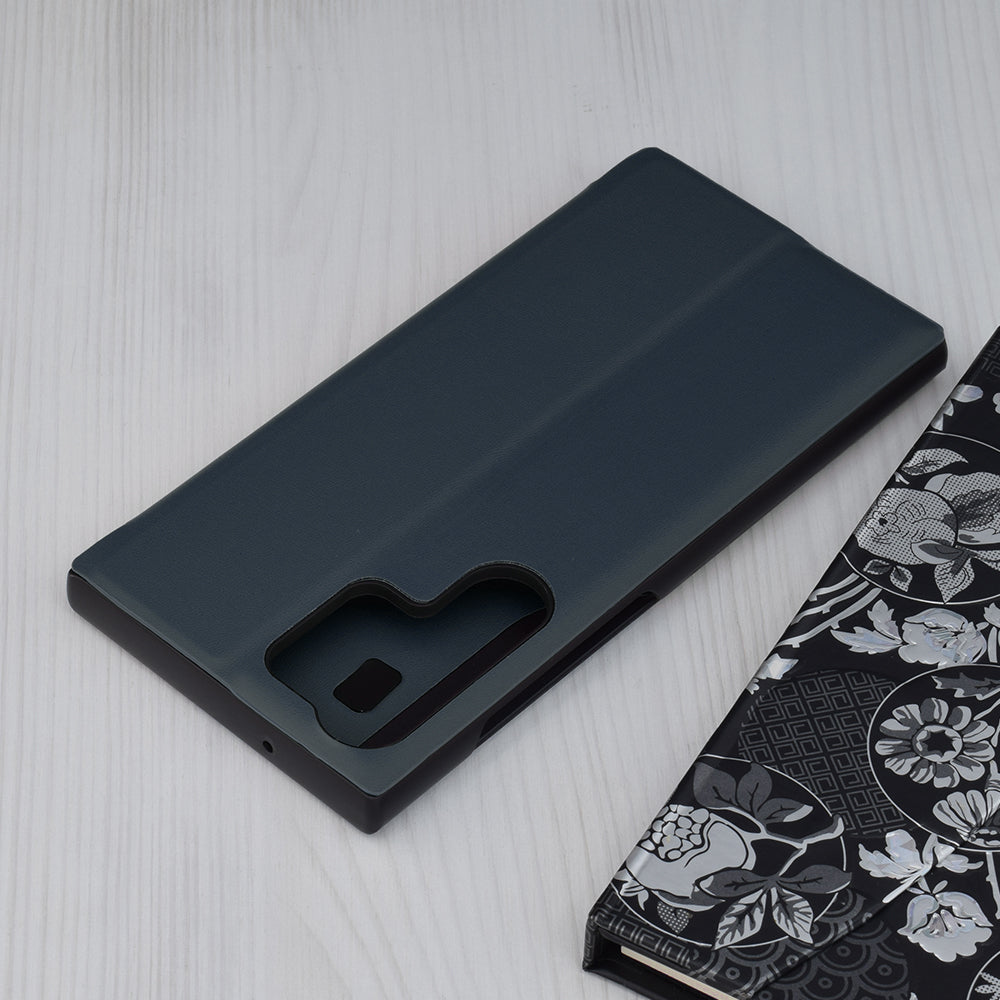 Cover til Samsung Galaxy S23 Ultra S918, Techsuit, eFold, Mørkeblå