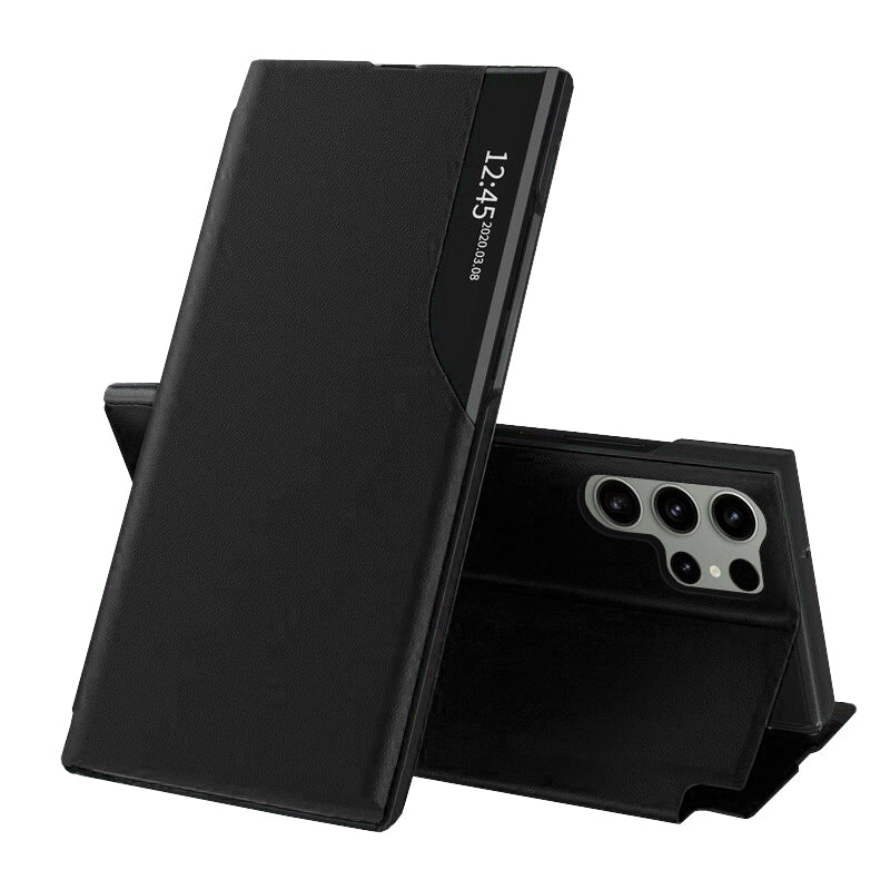 Cover til Samsung Galaxy S23 Ultra S918, Techsuit, eFold, Sort