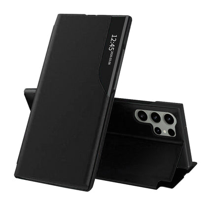 Cover til Samsung Galaxy S23 Ultra S918, Techsuit, eFold, Sort