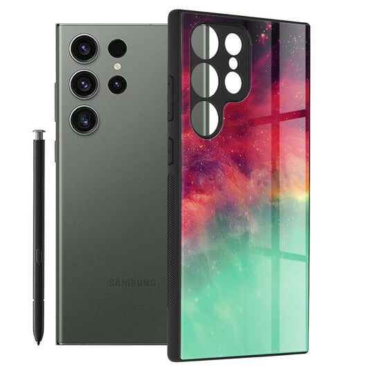 Etui til Samsung Galaxy S23 Ultra S918, Techsuit, Glaze, Turkis