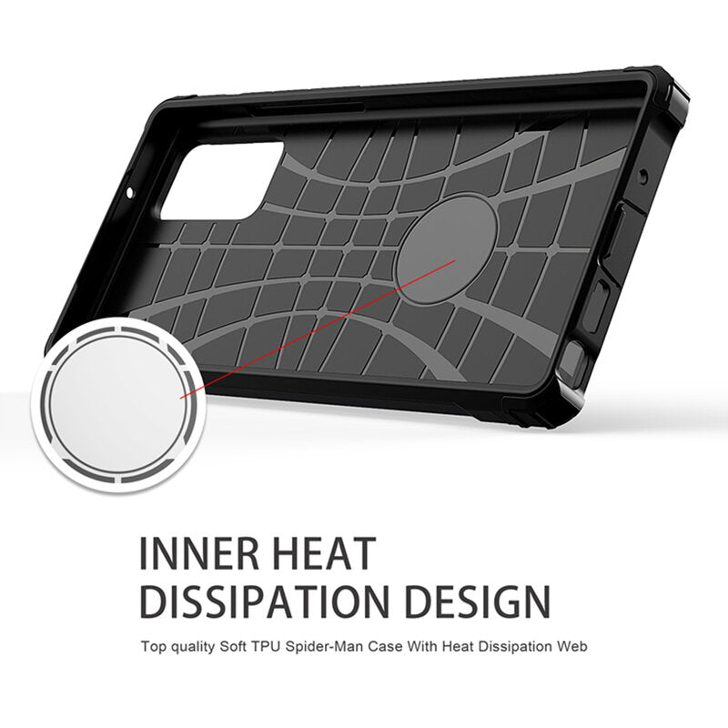 Cover til Samsung Galaxy S23 Ultra S918, Techsuit, Hybrid Armor, Sort