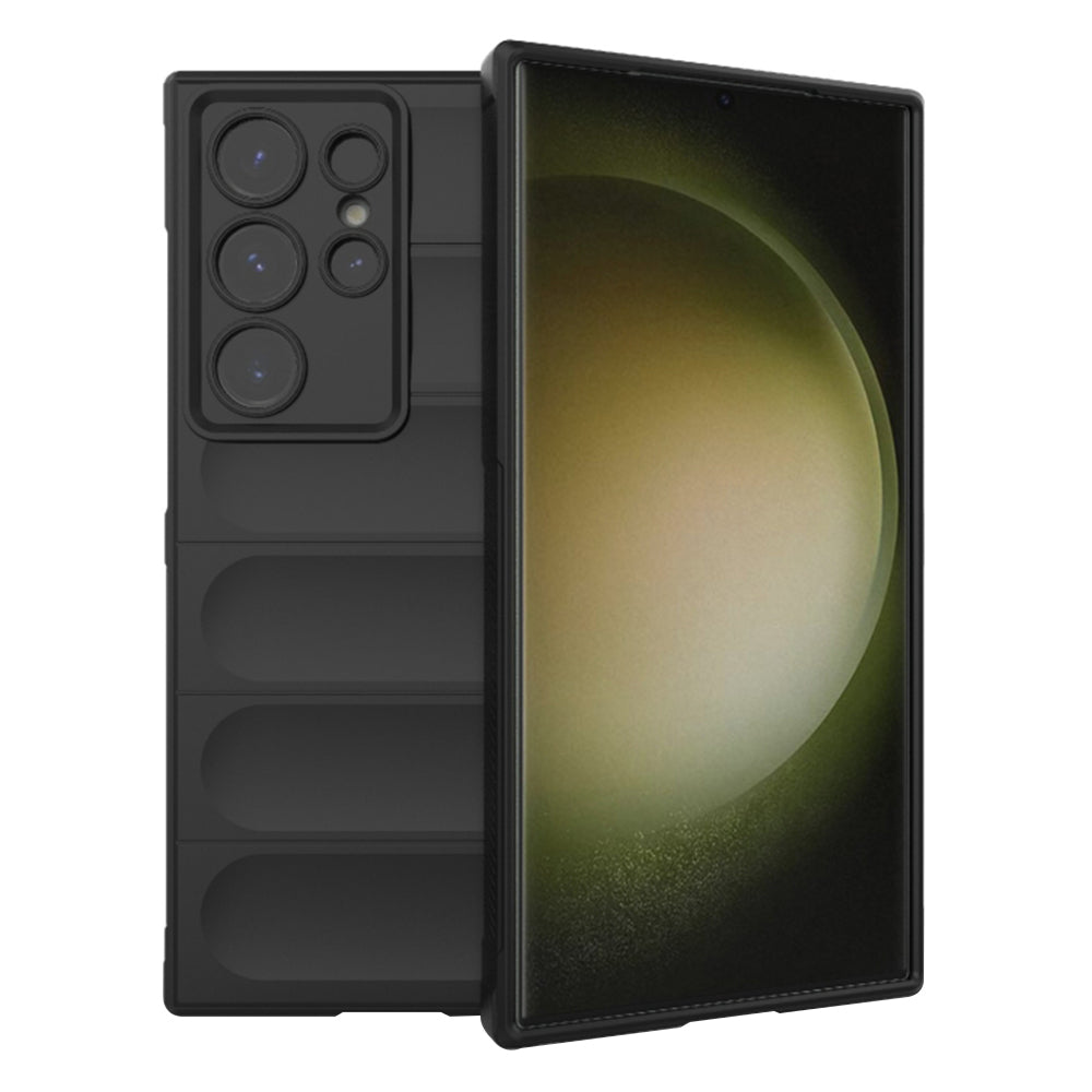 Cover til Samsung Galaxy S23 Ultra S918, Techsuit, Magic Shield, Sort
