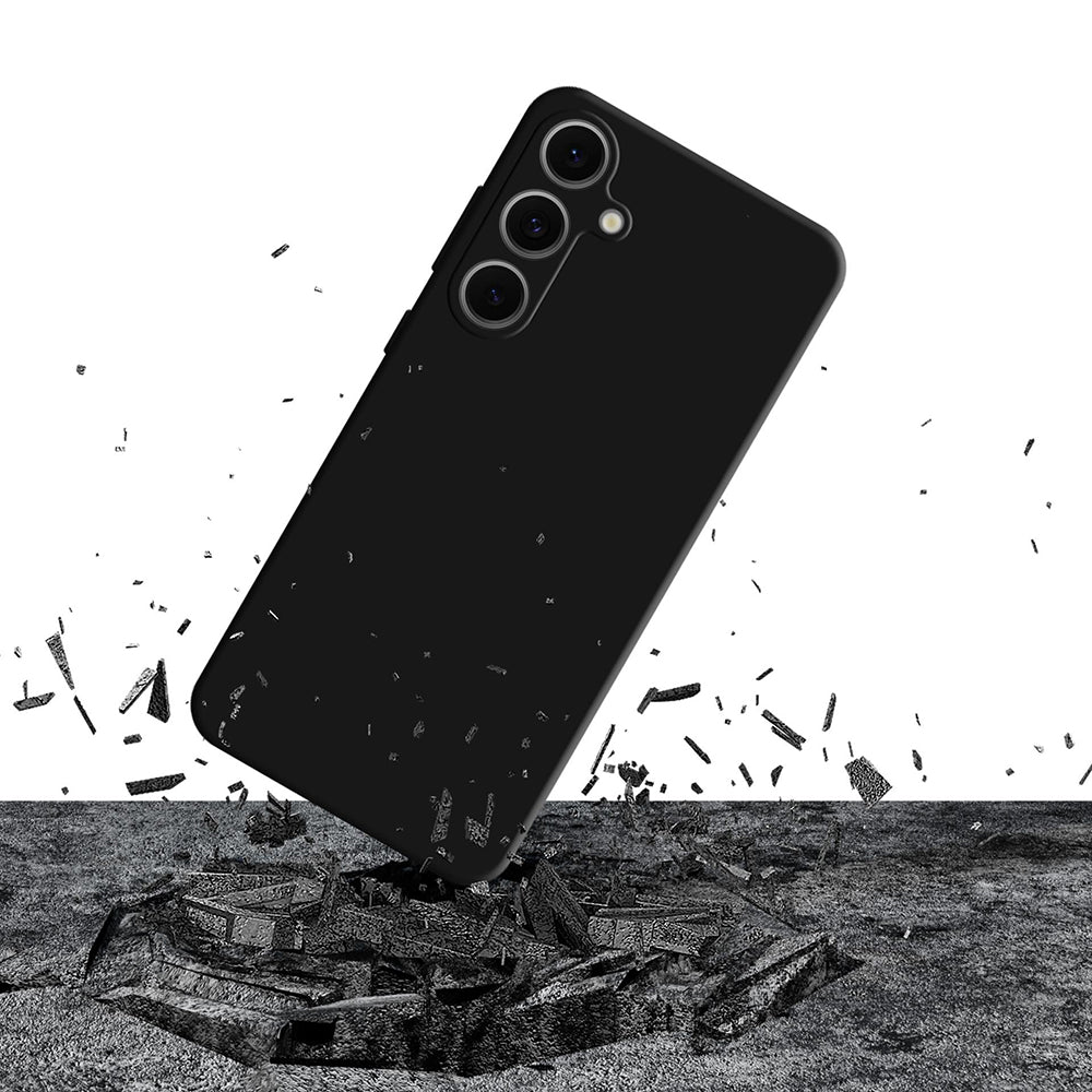 Cover til Samsung Galaxy S24 FE S721, 3MK, Silikone, Sort
