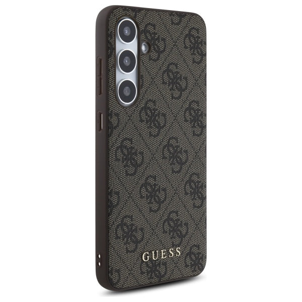 Case for Samsung Galaxy S24 FE S721, Guess, 4G Classic, Brown