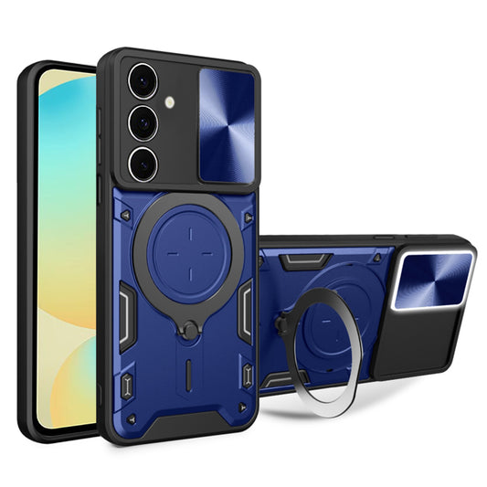 Cover til Samsung Galaxy S24 FE S721, Techsuit, CamGuard Pro, Blå