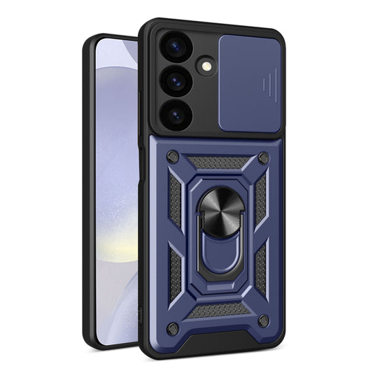 Cover til Samsung Galaxy S24 FE S721, Techsuit, CamShield, Blå