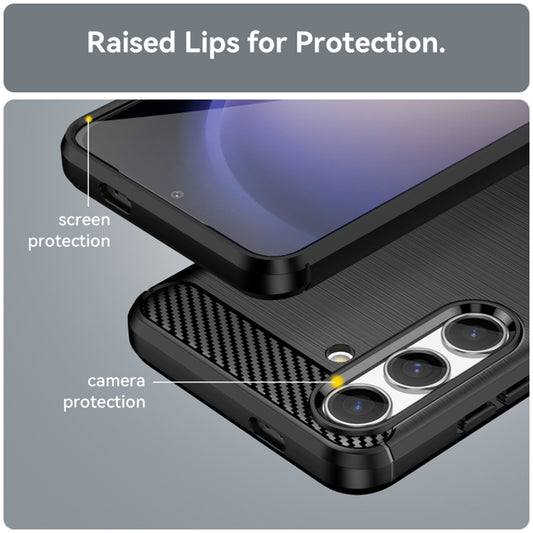Cover til Samsung Galaxy S24 FE S721, Techsuit, Carbon, Sort