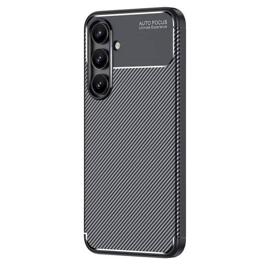 Cover til Samsung Galaxy S24 FE S721, Techsuit, CarbonFiber, Sort