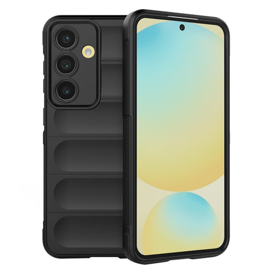 Cover til Samsung Galaxy S24 FE S721, Techsuit, Magic Shield, Sort