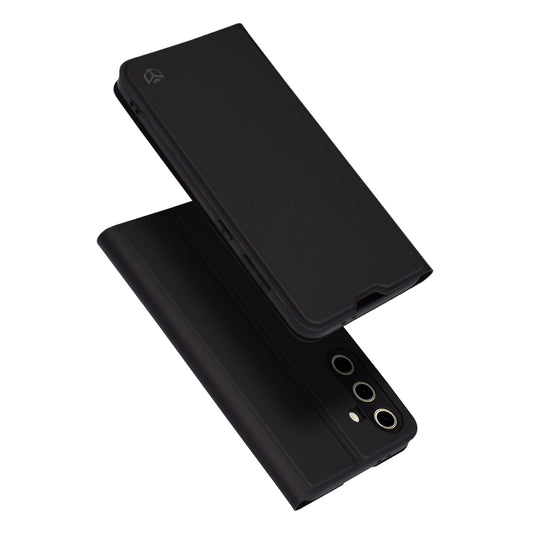 Cover til Samsung Galaxy S24 FE S721, Techsuit, Magskin Book, Sort