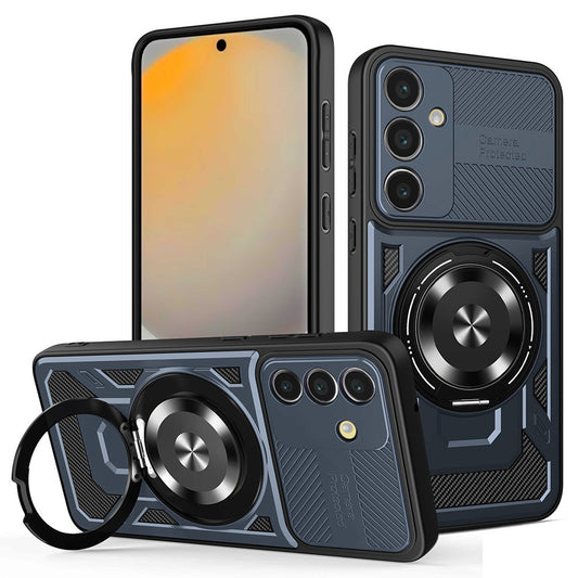 Cover til Samsung Galaxy S24 FE S721, Techsuit, RuggedCam, Blå