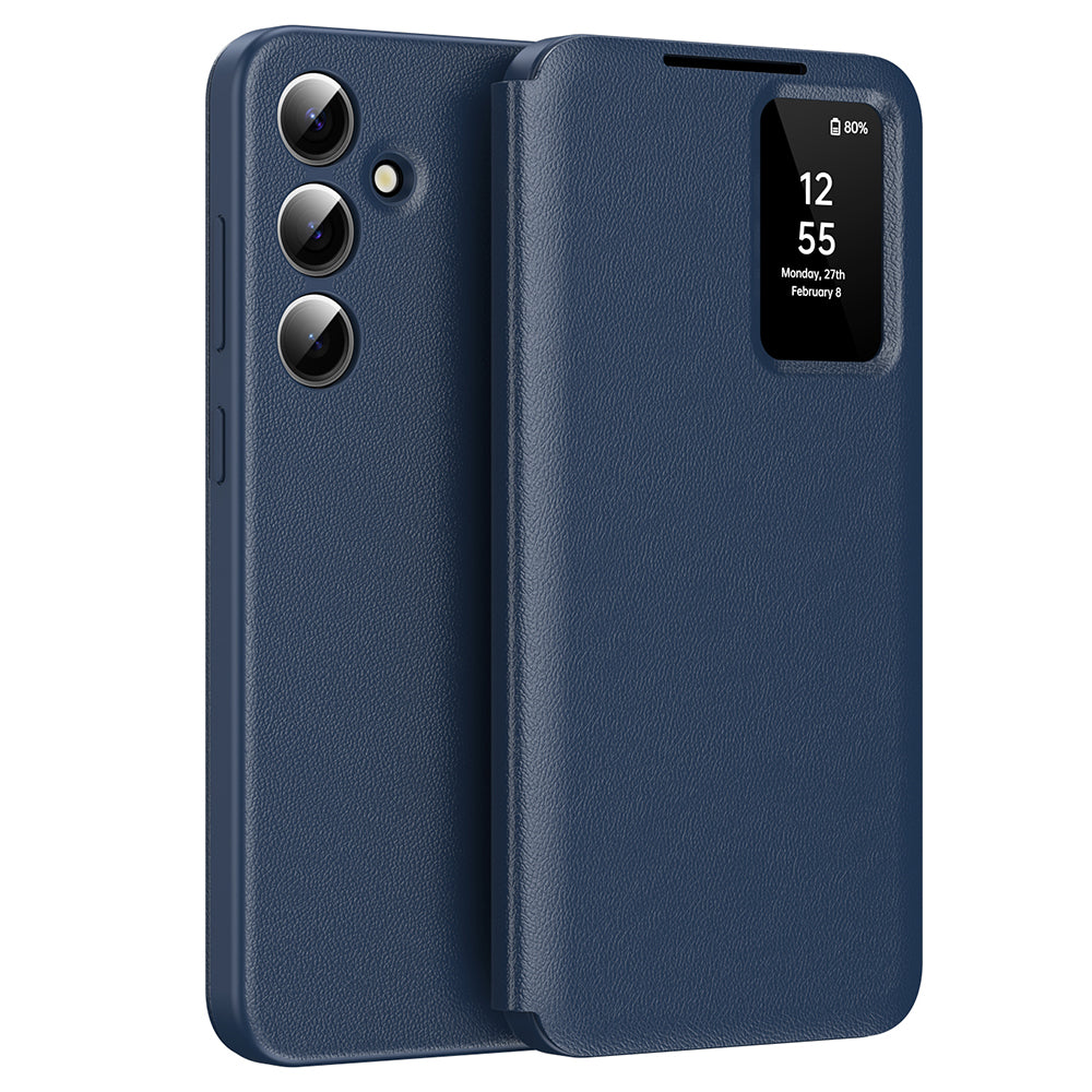 Cover til Samsung Galaxy S24 FE S721, Techsuit, SmartView, Blå