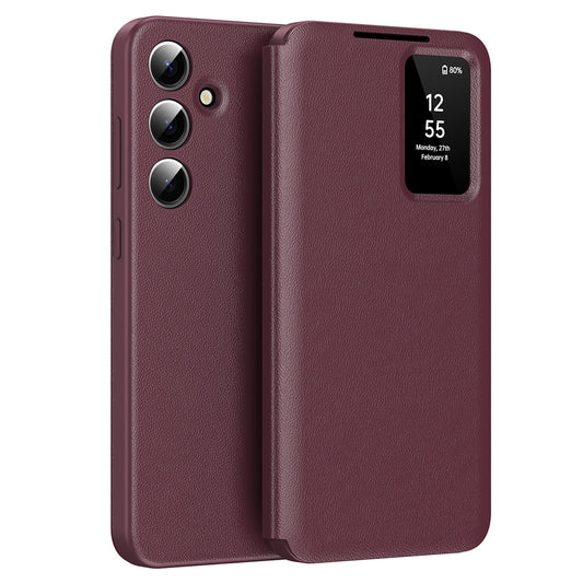 Cover til Samsung Galaxy S24 FE S721, Techsuit, SmartView, Rød