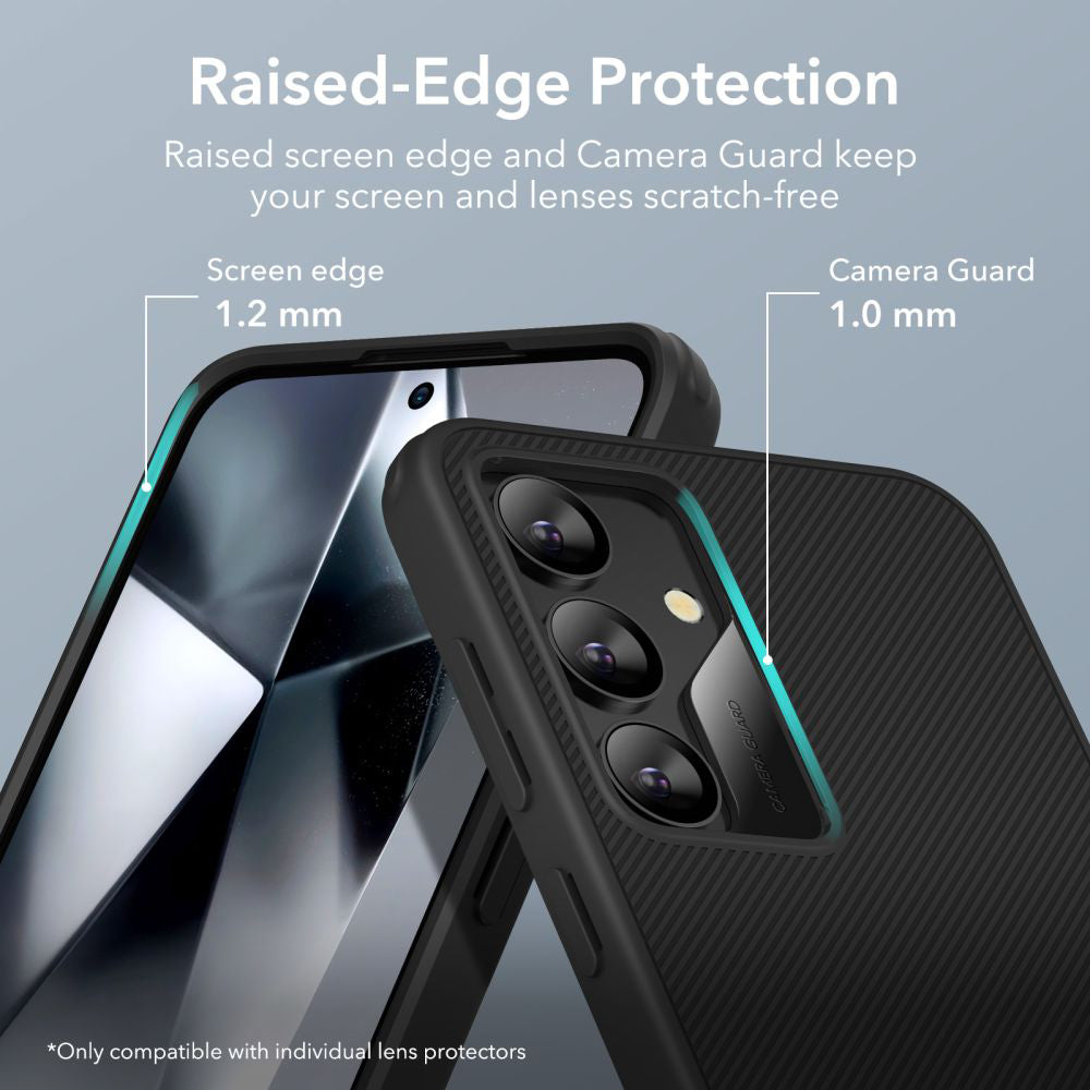Etui til Samsung Galaxy S24+ S926, ESR, Air Shield Boost Kickstand, Sort