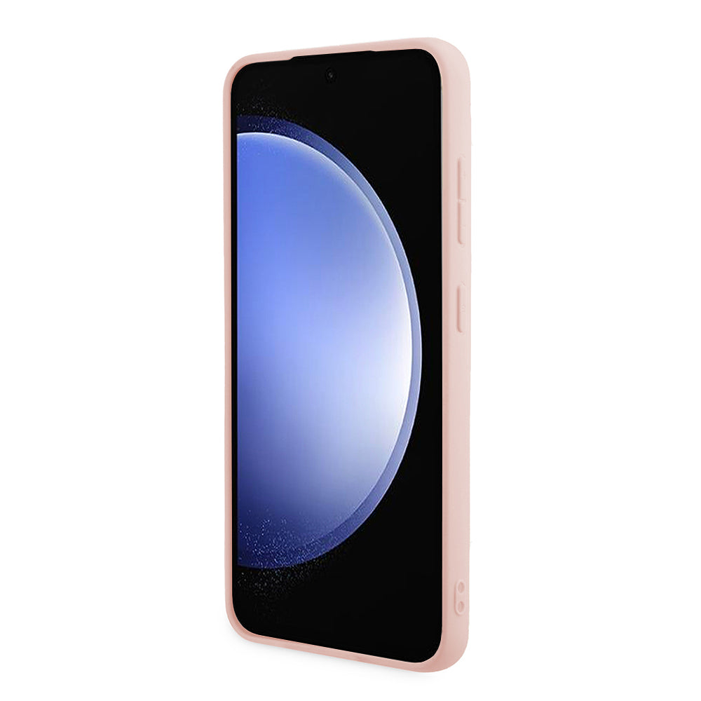 Etui til Samsung Galaxy S24+ S926, Guess, Glitter Script, Pink