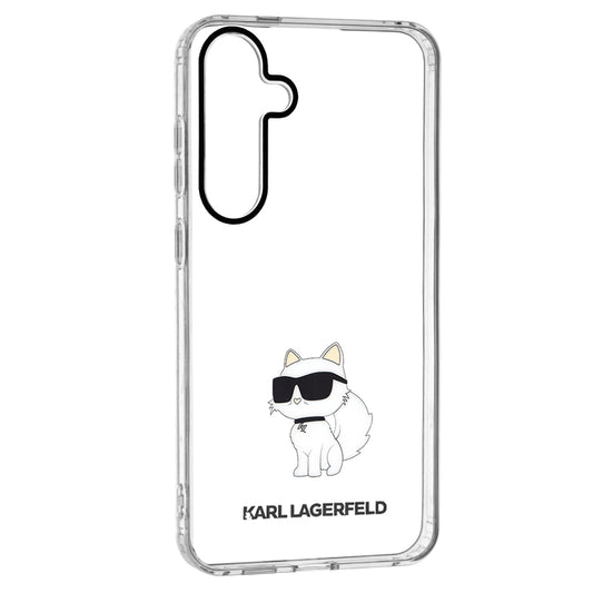 Etui til Samsung Galaxy S24+ S926, Karl Lagerfeld, IML Luxury Choupette, Gennemsigtig