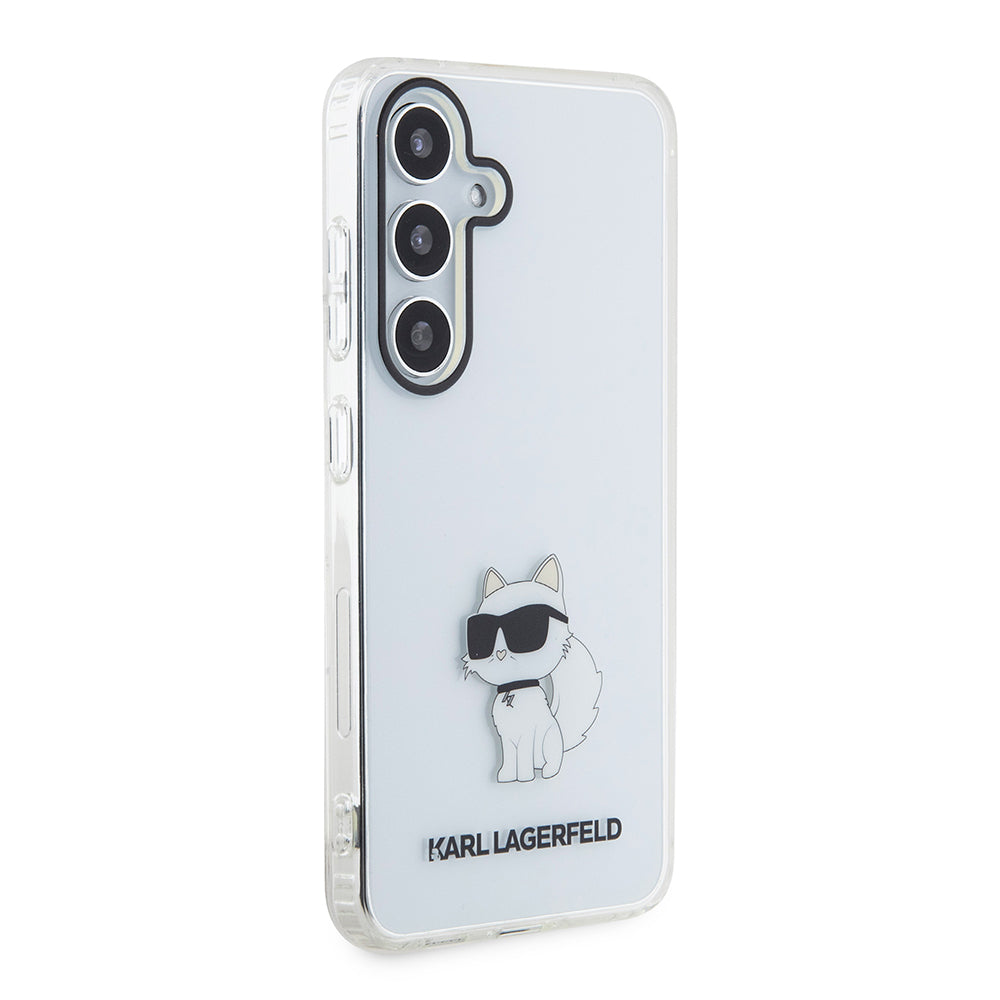 Etui til Samsung Galaxy S24+ S926, Karl Lagerfeld, IML Luxury Choupette, Gennemsigtig