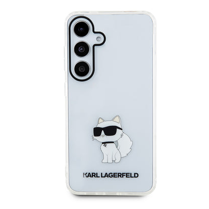 Etui til Samsung Galaxy S24+ S926, Karl Lagerfeld, IML Luxury Choupette, Gennemsigtig