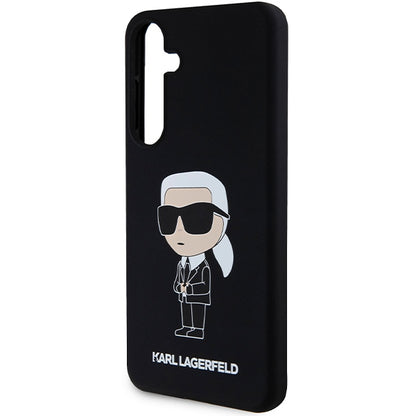 Etui til Samsung Galaxy S24+ S926, Karl Lagerfeld, Silicone Ikonik NFT, Sort