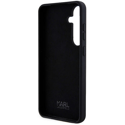 Etui til Samsung Galaxy S24+ S926, Karl Lagerfeld, Silicone Ikonik NFT, Sort