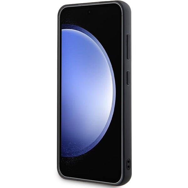 Etui til Samsung Galaxy S24+ S926, Karl Lagerfeld, Rhinestone Metal Plate, Sort