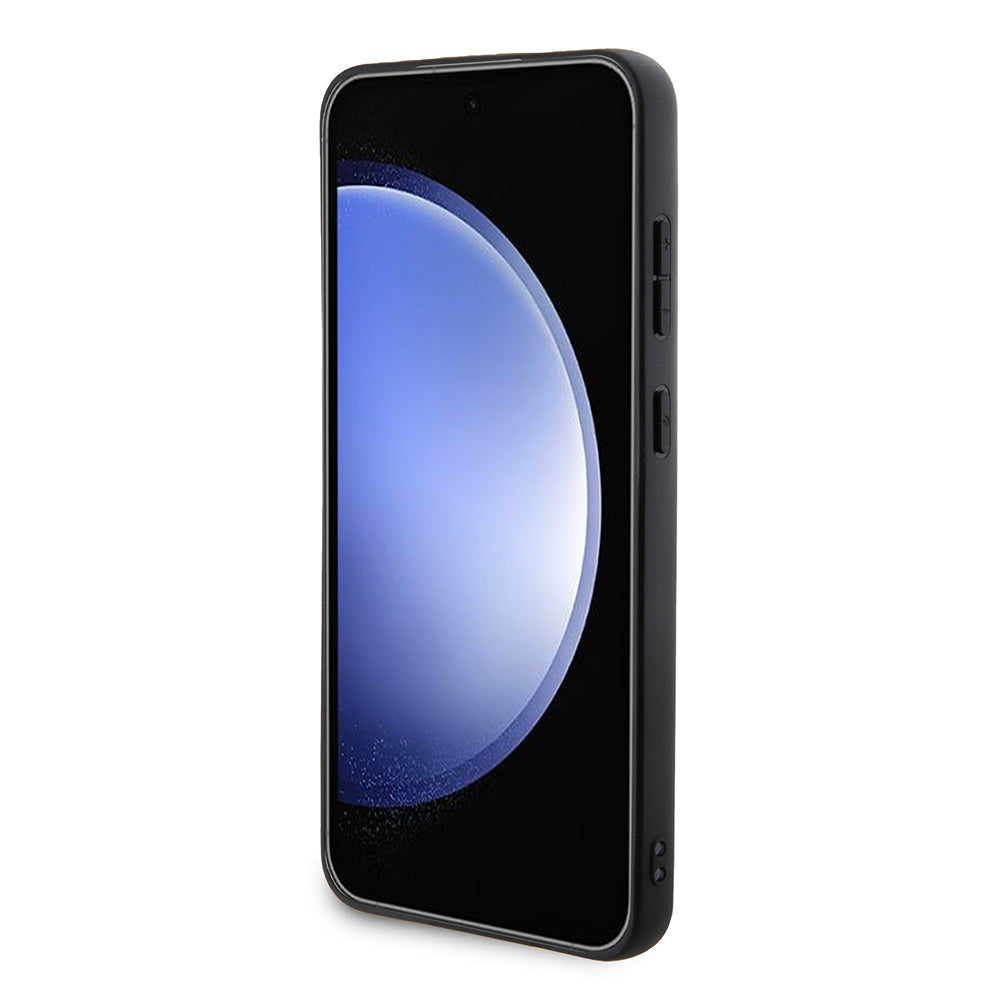 Etui til Samsung Galaxy S24+ S926, Karl Lagerfeld, Saffiano Karl & Choupette Metal, Sort