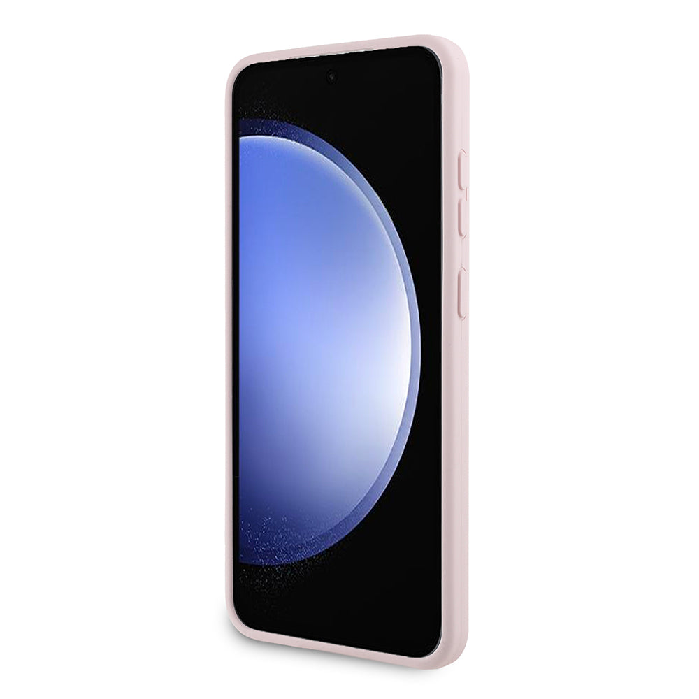 Etui til Samsung Galaxy S24+ S926, Karl Lagerfeld, Silicone Choupette Metal, Pink