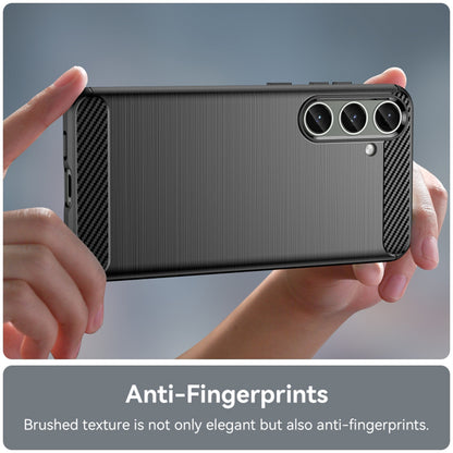 Cover til Samsung Galaxy S24+ S926, Techsuit, Carbon, Sort