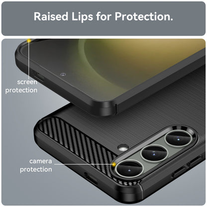 Cover til Samsung Galaxy S24+ S926, Techsuit, Carbon, Sort