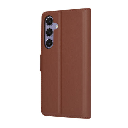 Cover til Samsung Galaxy S24+ S926, Techsuit, Leather Folio, Brun