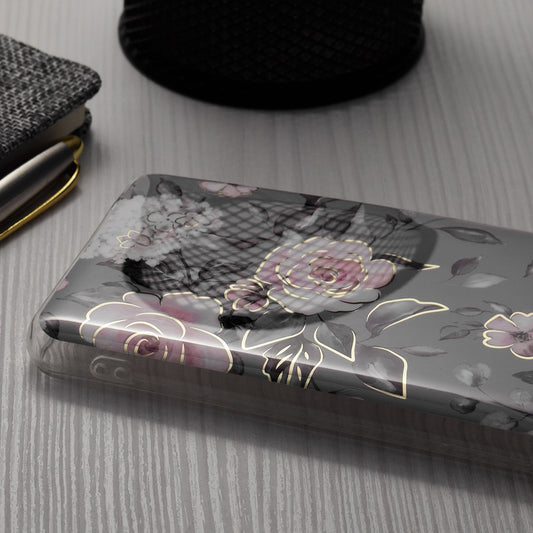 Cover til Samsung Galaxy S24+ S926, Techsuit, Marble, Grå