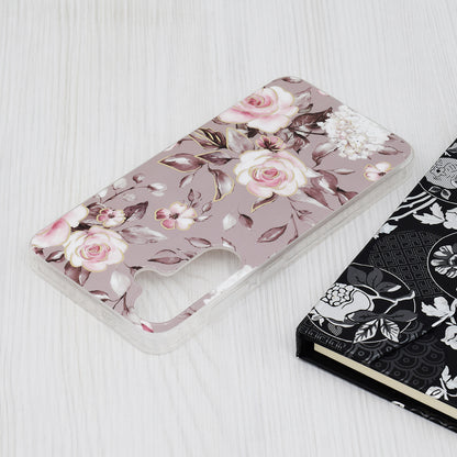 Cover til Samsung Galaxy S24+ S926, Techsuit, Marble, Grå