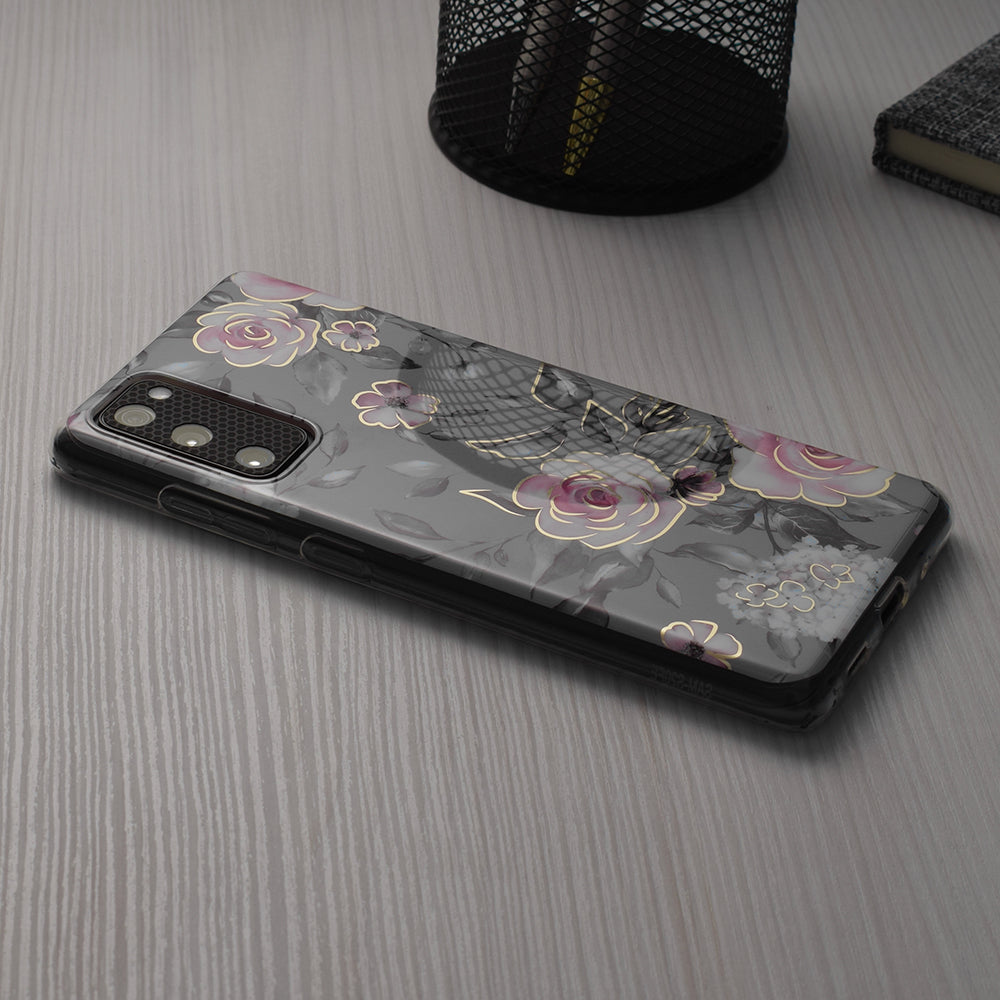 Cover til Samsung Galaxy S24+ S926, Techsuit, Marble, Grå