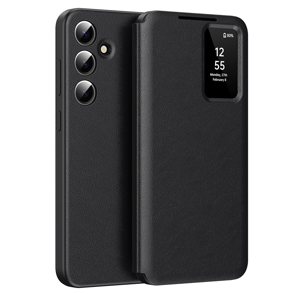 Cover til Samsung Galaxy S24+ S926, Techsuit, SmartView, Sort