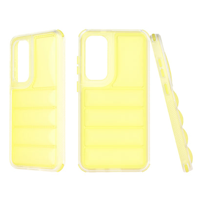 Cover til Samsung Galaxy S24+ S926, Techsuit, Wave Shield, Gul
