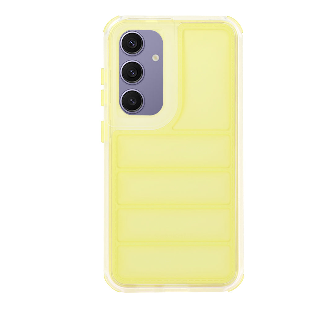 Cover til Samsung Galaxy S24+ S926, Techsuit, Wave Shield, Gul