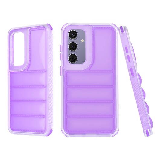 Cover til Samsung Galaxy S24+ S926, Techsuit, Wave Shield, Lilla