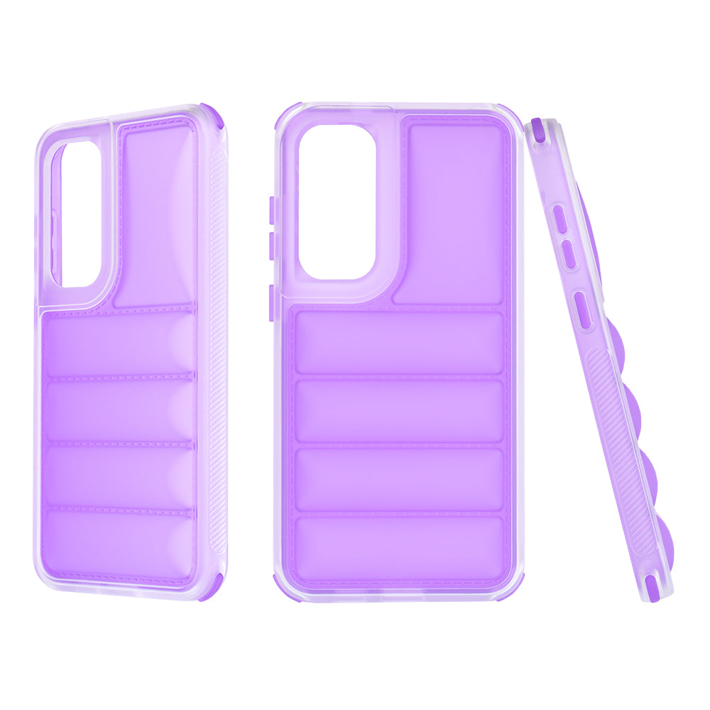 Cover til Samsung Galaxy S24+ S926, Techsuit, Wave Shield, Lilla