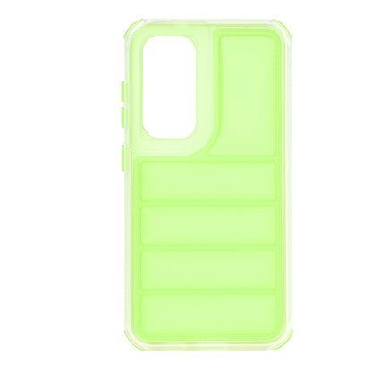 Cover til Samsung Galaxy S24+ S926, Techsuit, Wave Shield, Grøn