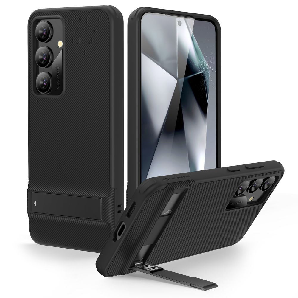Etui til Samsung Galaxy S24 S921, ESR, Air Shield Boost Kickstand, Sort
